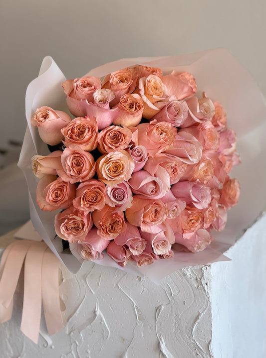 Les roses roses